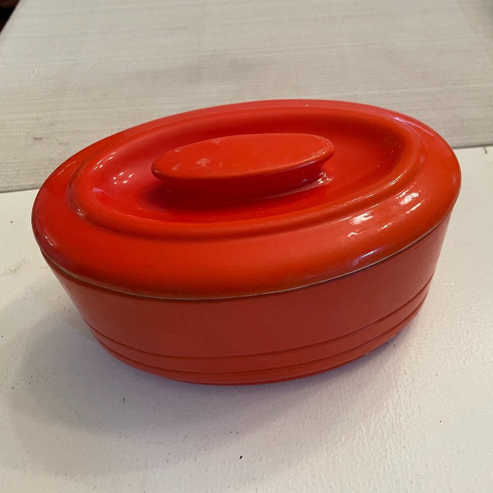 Hall China made for Westinghouse vintage small covered dish